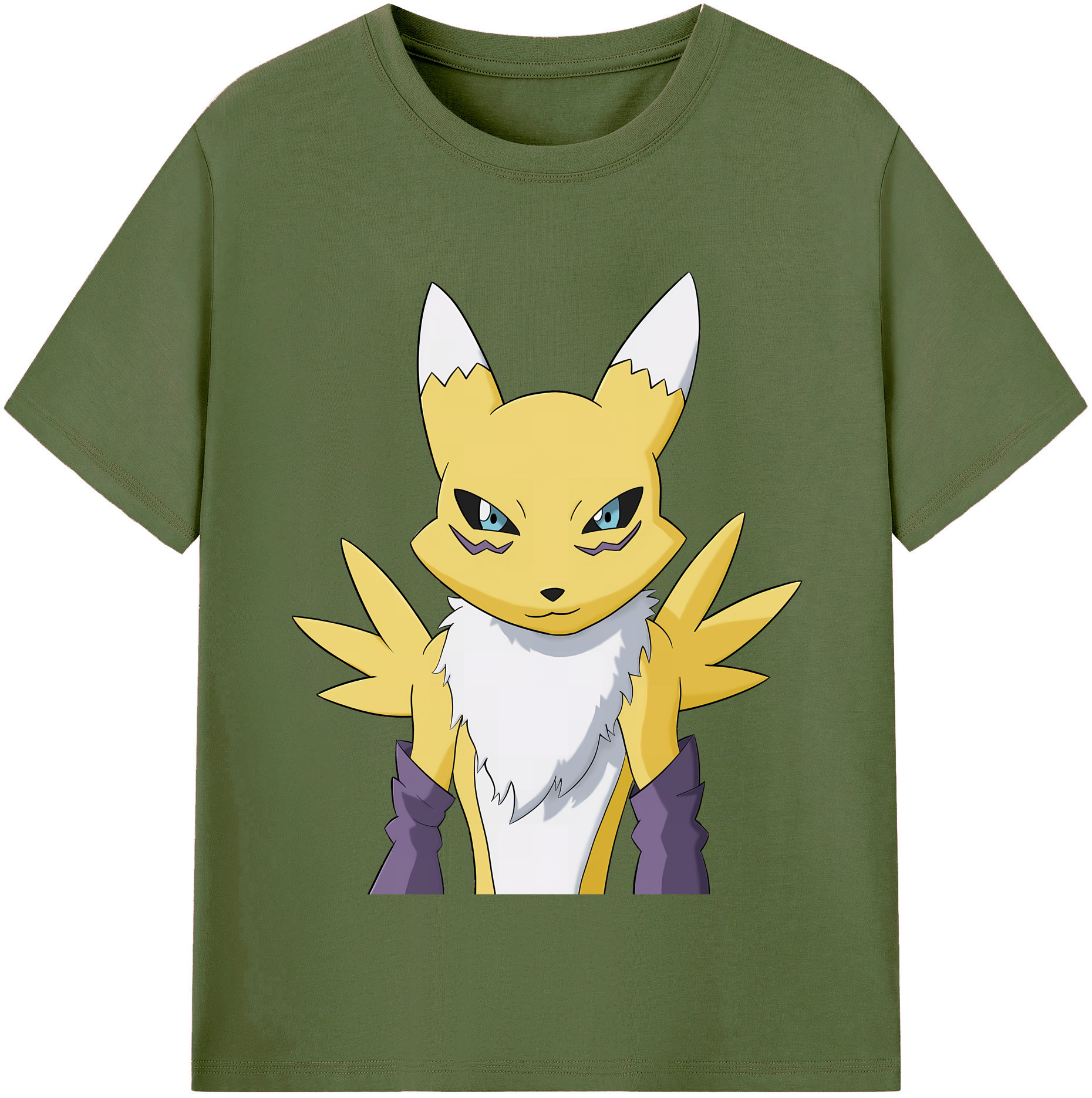 （画像用） Digimon デジタルモンスター/デジモン 綿100％半袖Tシャツ（フロントプリント）